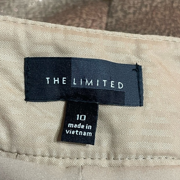 The Limited Brown and Gold Mini Pencil Skirt for Night Out, Shimmering, Size 10 - Picture 9 of 12